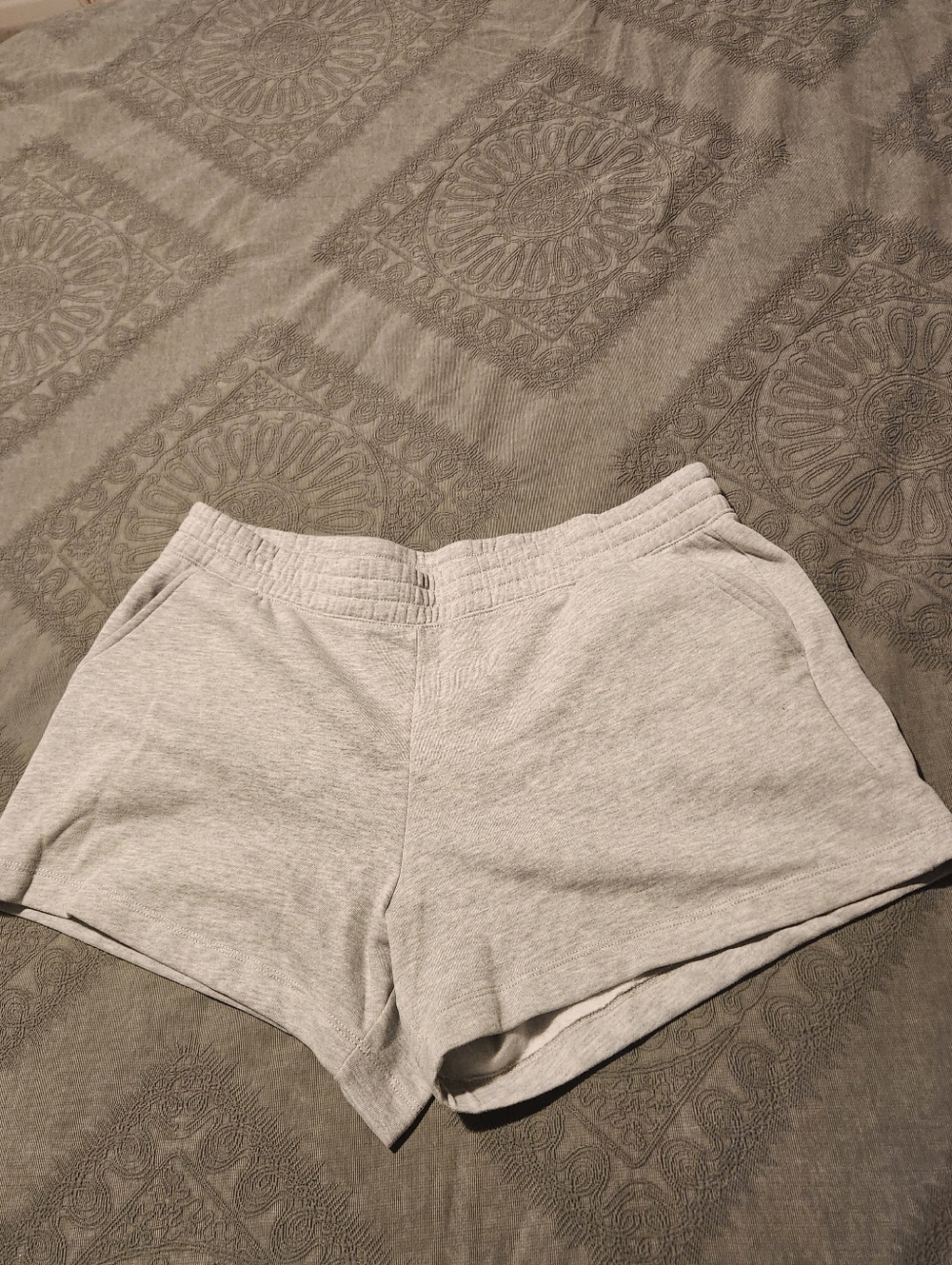 Maurices Light Gray Athletic Lounge Shorts